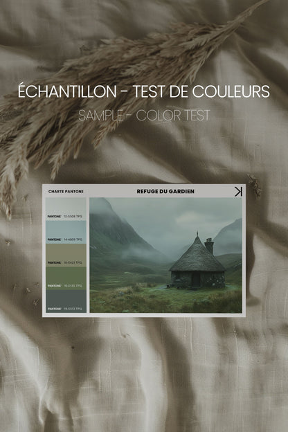 REFUGE DU GARDIEN, Oeuvre sur toile étirée
