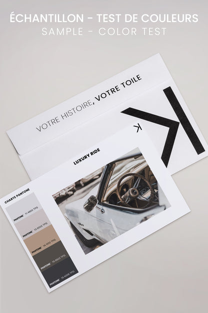 LUXURY RIDE, Oeuvre sur toile étirée