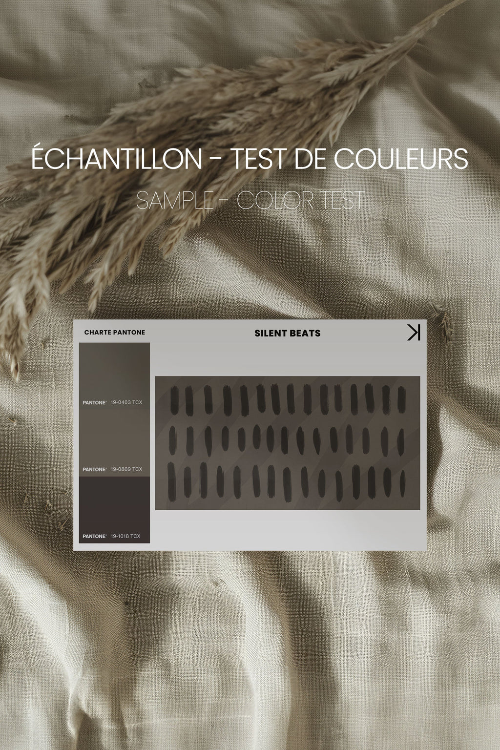SILENT BEATS, Oeuvre sur toile étirée