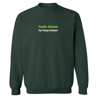 Crewneck Tequila Heinken brodé