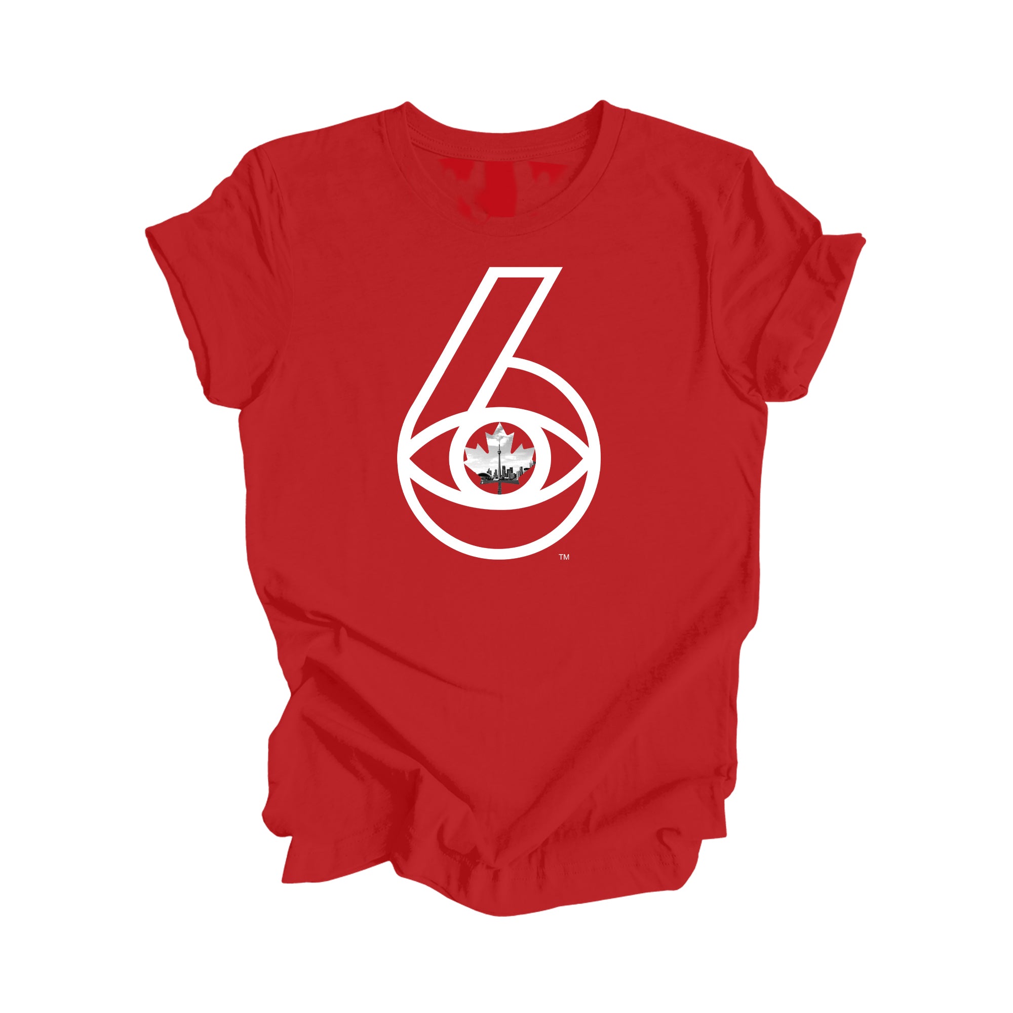 6 Visions Toronto Skyline - Toronto Gift Maple Leaf T-Shirt - Inspired X