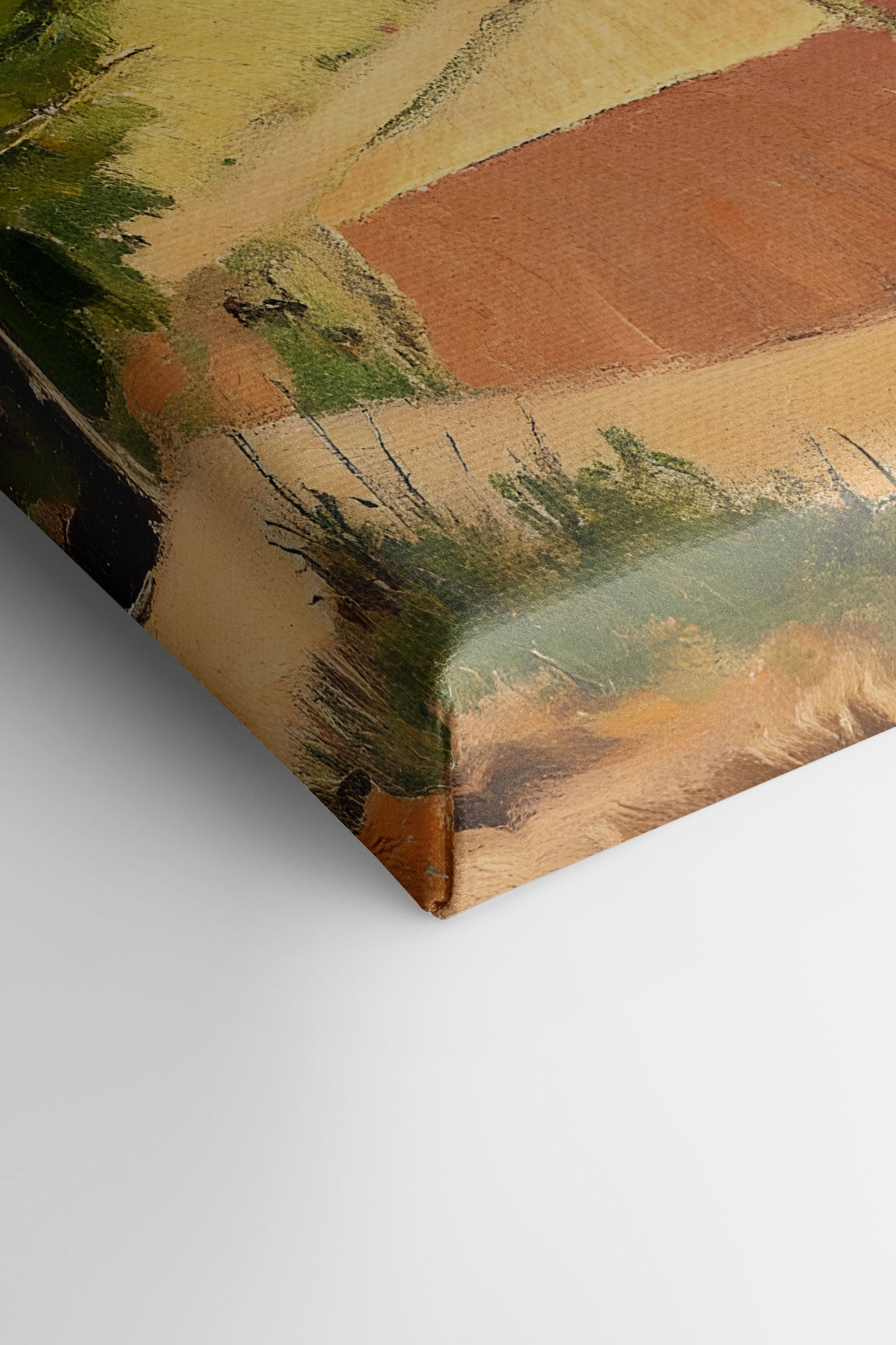 RUSTIC PALETTE, Oeuvre sur toile étirée