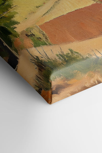 RUSTIC PALETTE, Oeuvre sur toile étirée