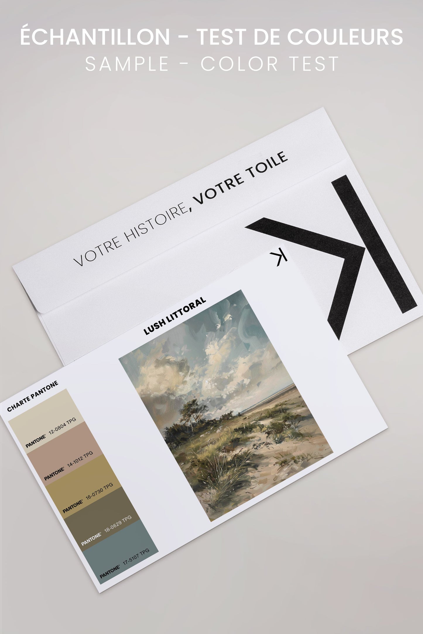 LUSH LITTORAL, Oeuvre sur toile étirée