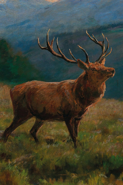 ÂME DE LA FORÊT, CADRE VINTAGE BRONZE