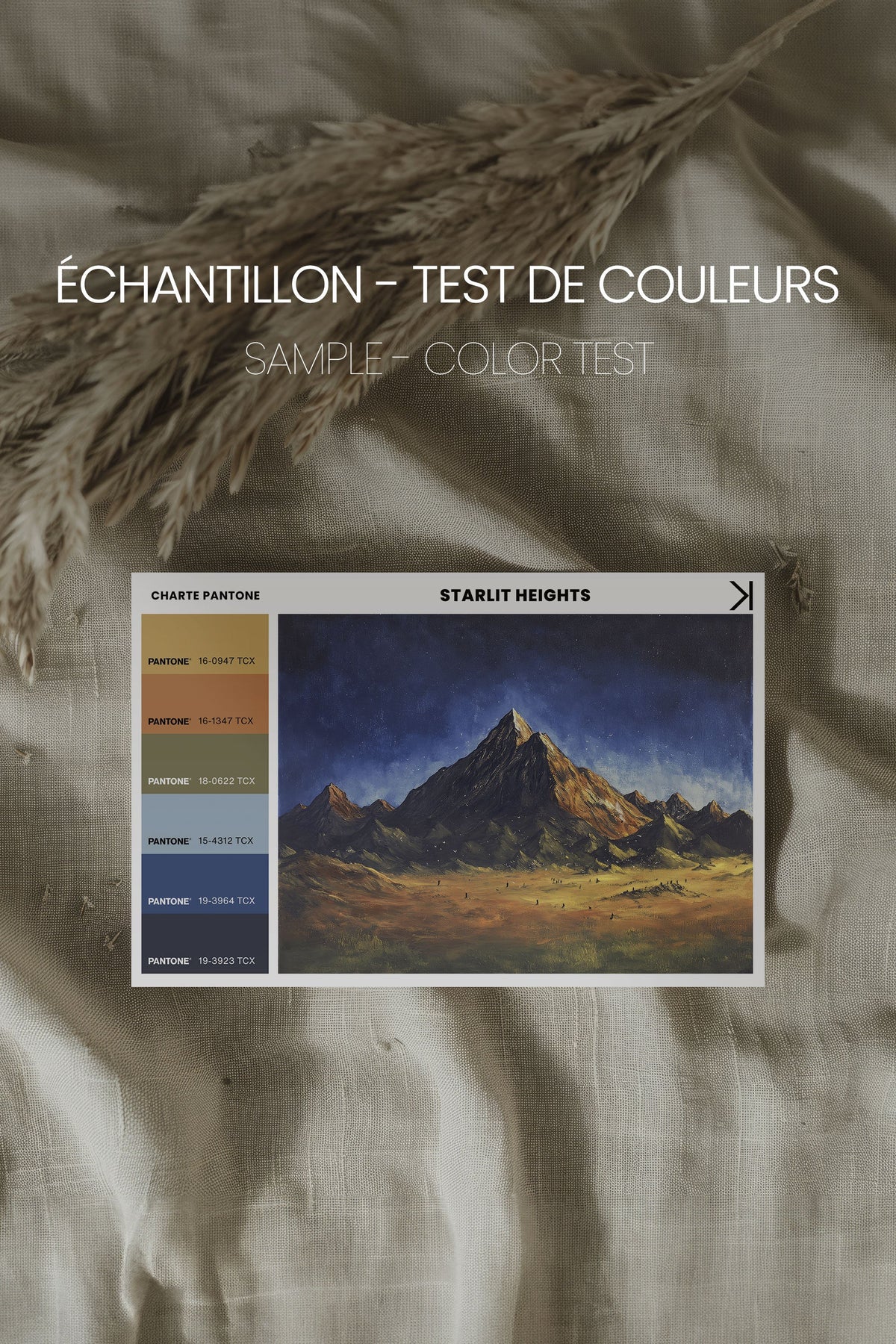 STARLIT HEIGHTS, Oeuvre sur toile étirée