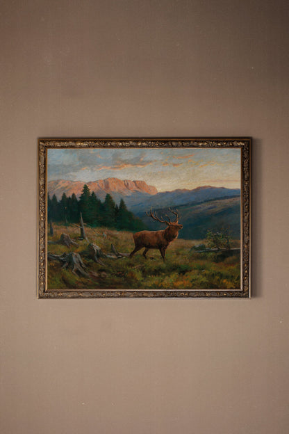 ÂME DE LA FORÊT, CADRE VINTAGE BRONZE