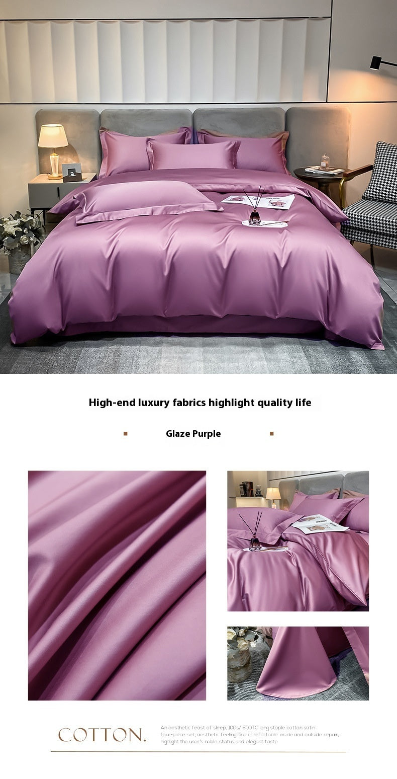 Egyptian Long‑Staple Satin Fabric Cotton Sheet – Luxury, Breathability &amp; Timeless Comfort