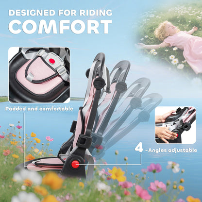 6 in 1 Toddler Tricycle for 1-5 Years Old with Push Handle, Removable Canopy, Rotatable Seat, Black