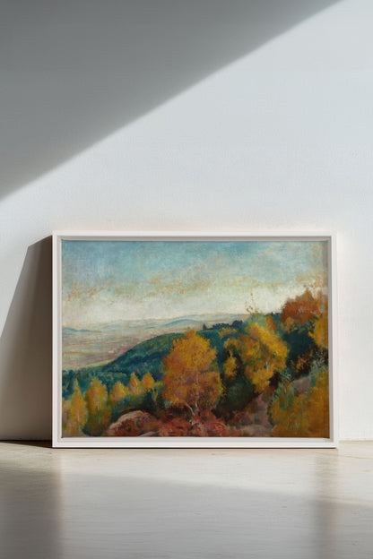 AMBER HILLS, Oeuvre sur toile étirée
