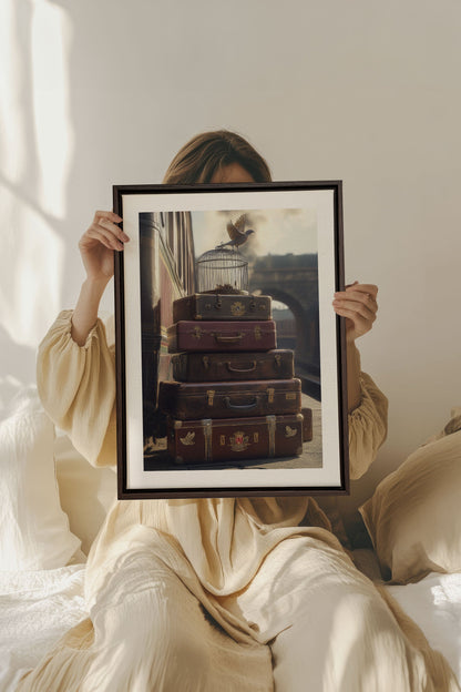 SECRET JOURNEY, Oeuvre sur toile étirée