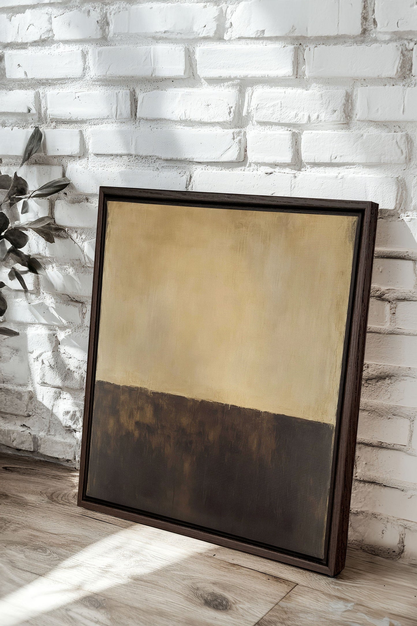 DEEP CALM, Oeuvre sur toile étirée