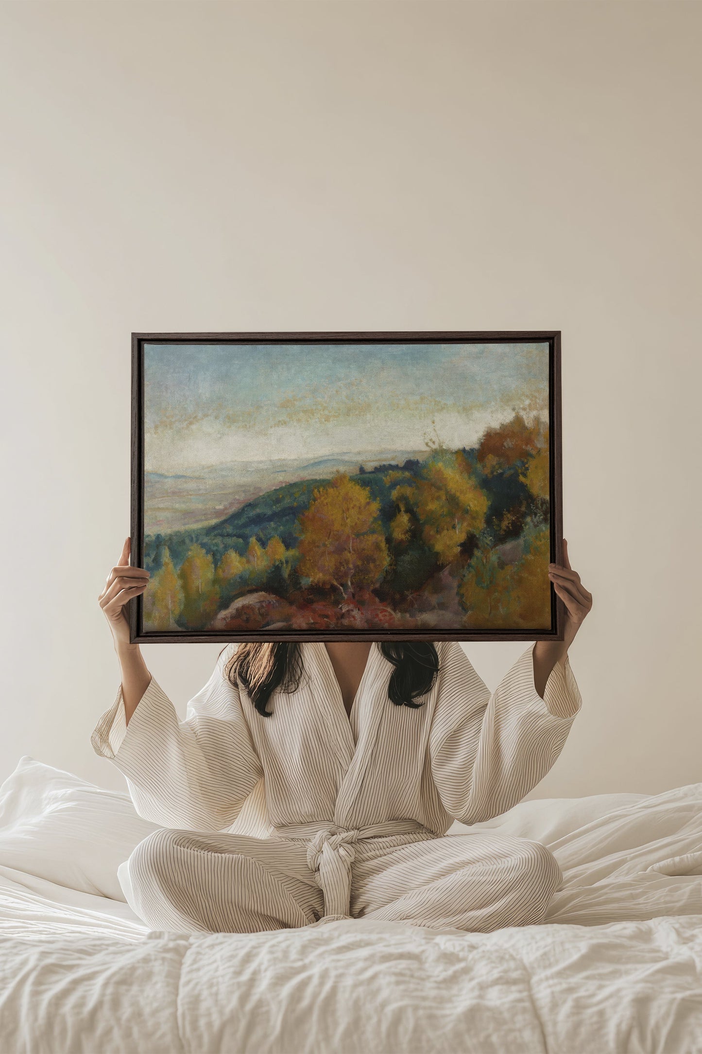 AMBER HILLS, Oeuvre sur toile étirée