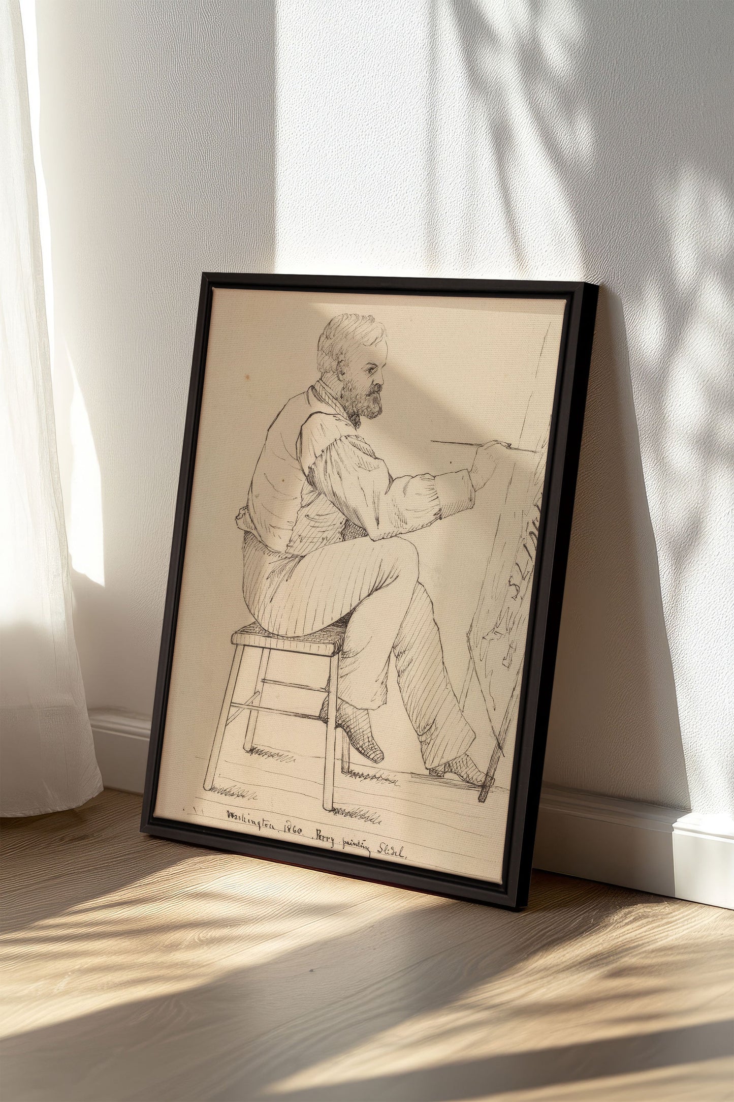 AU FIL DU TRAIT, Oeuvre sur toile étirée