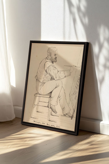 AU FIL DU TRAIT, Oeuvre sur toile étirée