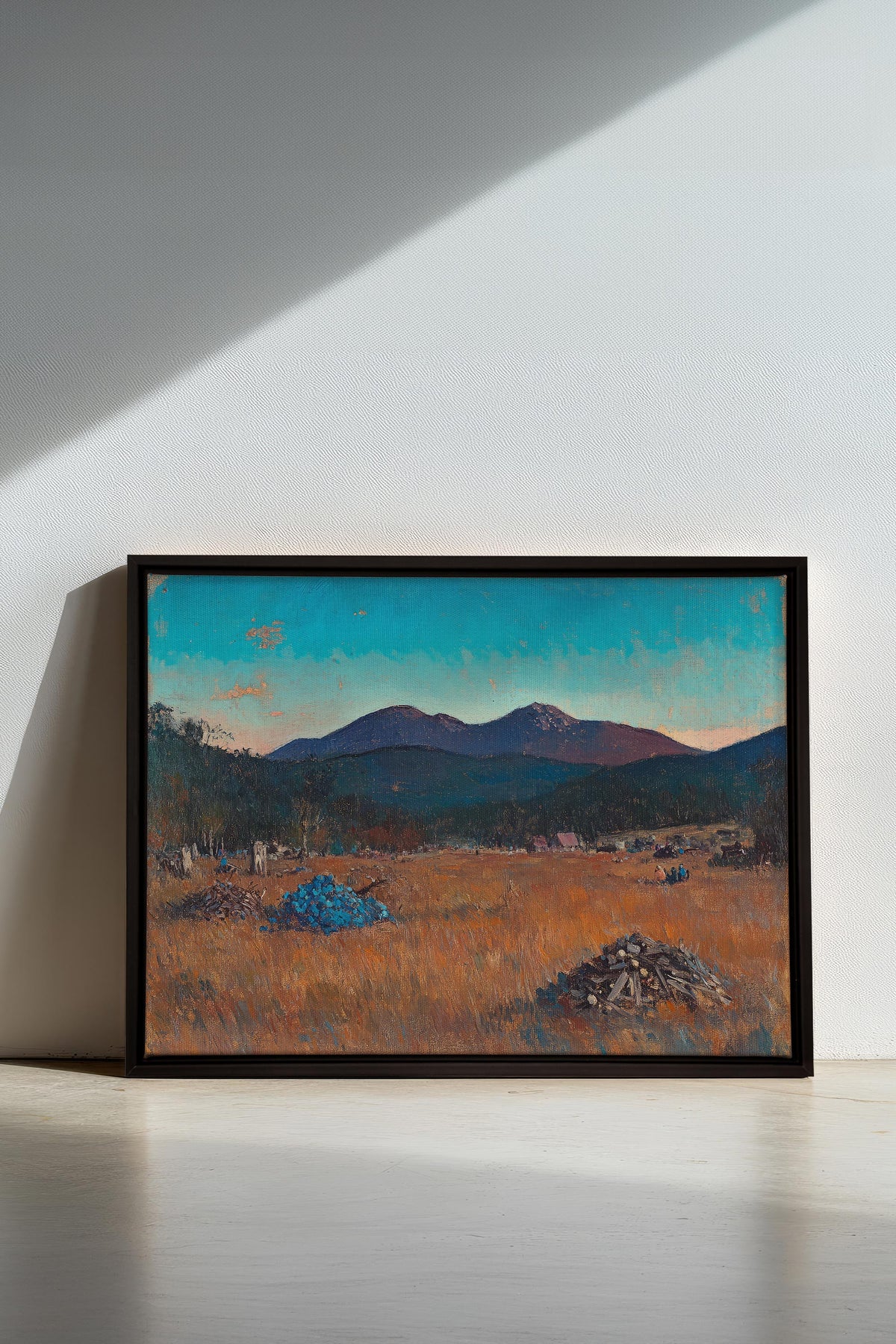 EVENING HARVEST, Oeuvre sur toile étirée