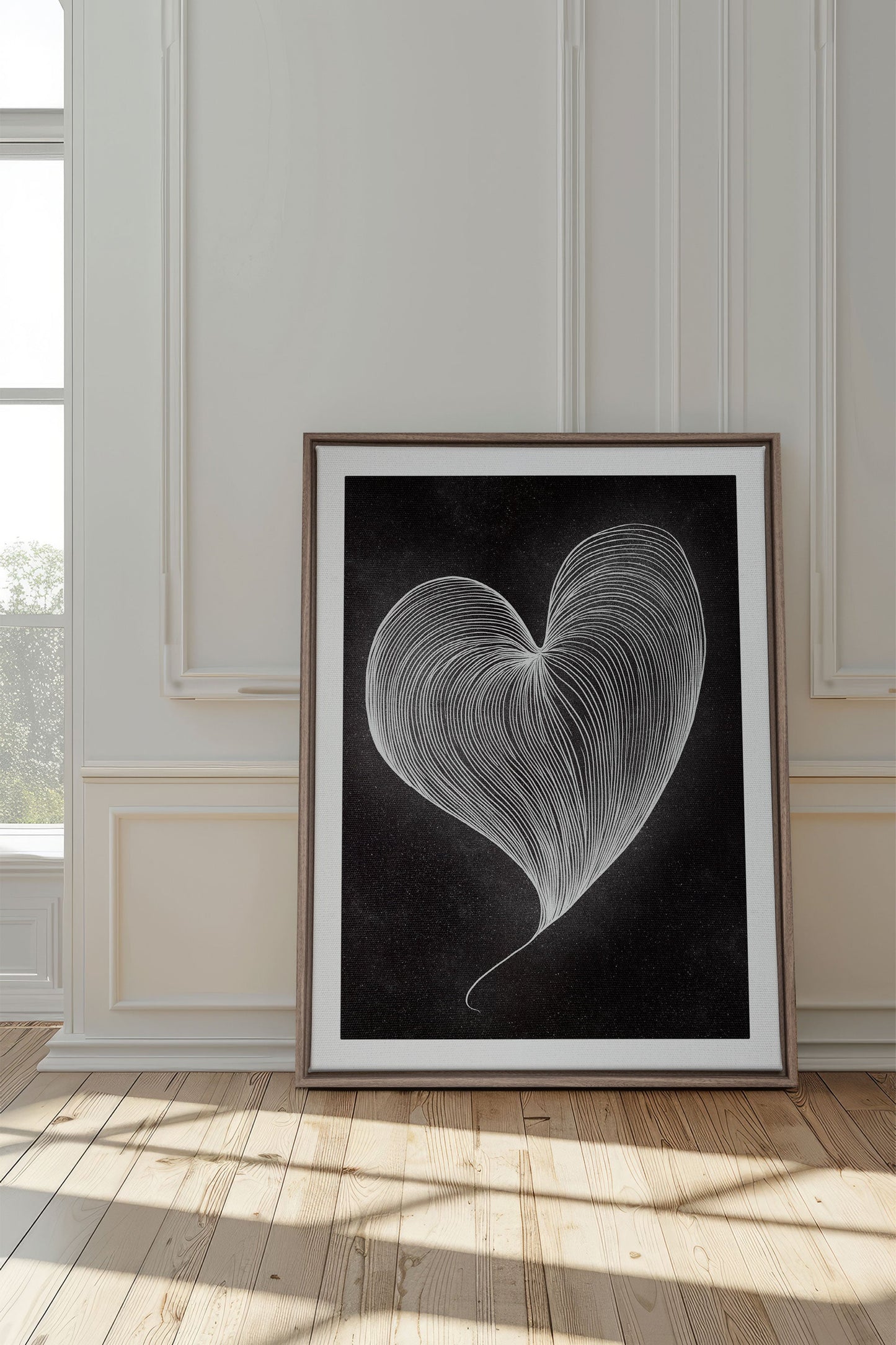 SILENT PULSE, Oeuvre sur toile étirée