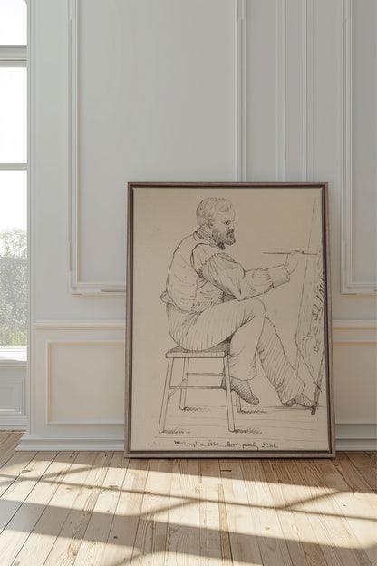 AU FIL DU TRAIT, Oeuvre sur toile étirée