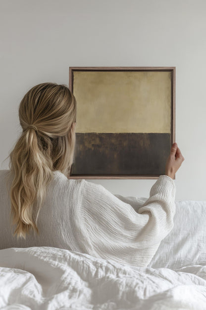 DEEP CALM, Oeuvre sur toile étirée