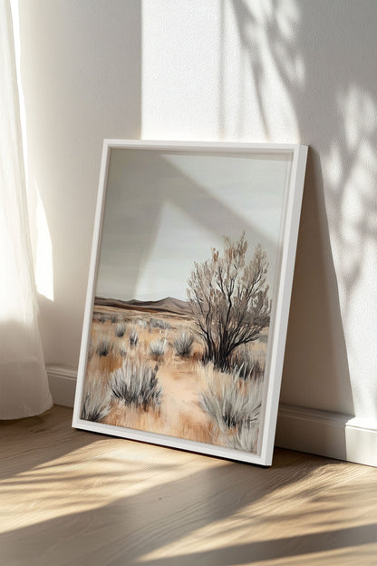 DOUCEUR ARIDE, Oeuvre sur toile étirée