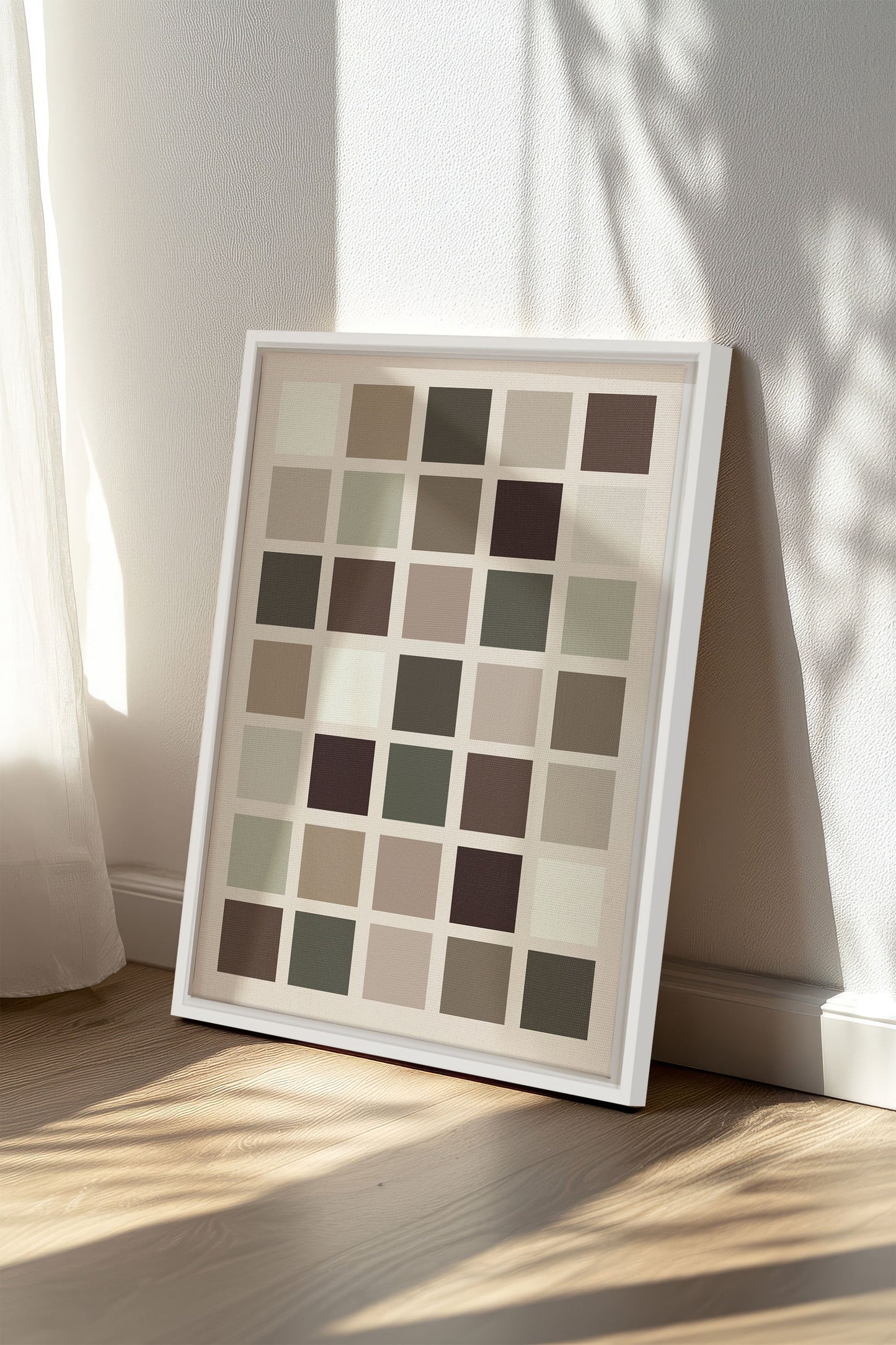 ORGANIZED TONES, Oeuvre sur toile étirée