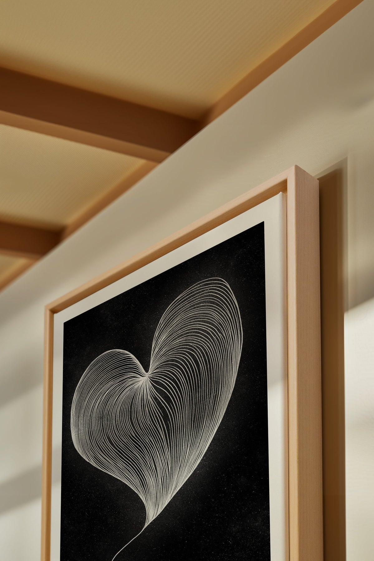 SILENT PULSE, Oeuvre sur toile étirée
