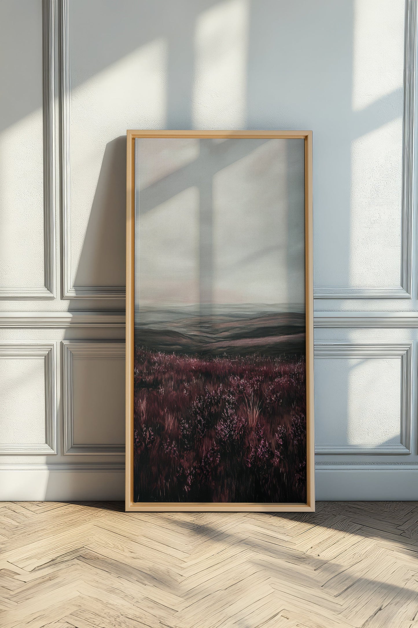 PURPLE STILLNESS, Oeuvre sur toile étirée