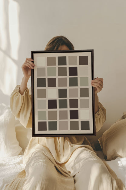 ORGANIZED TONES, Oeuvre sur toile étirée