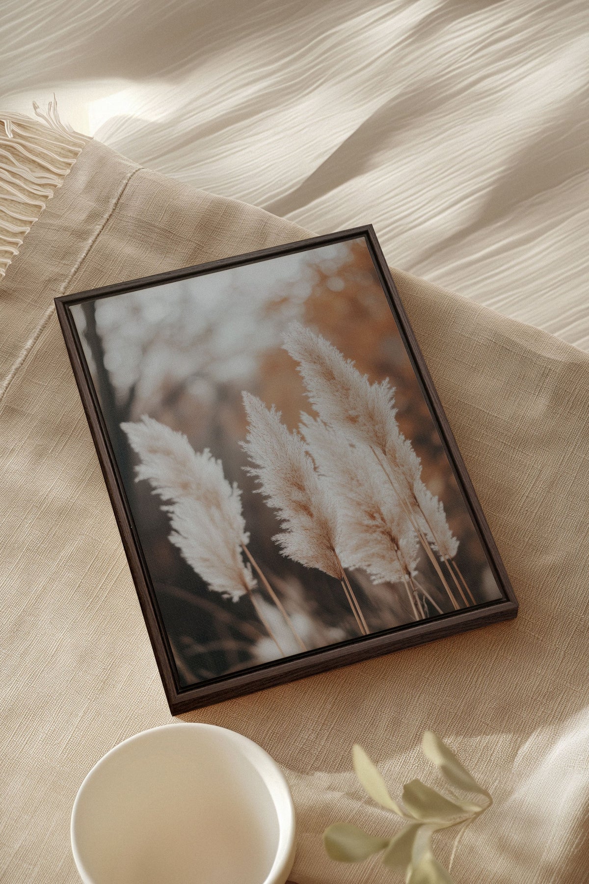 GOLDEN FEATHER, Oeuvre sur toile étirée