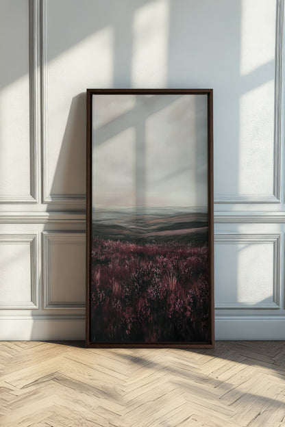 PURPLE STILLNESS, Oeuvre sur toile étirée