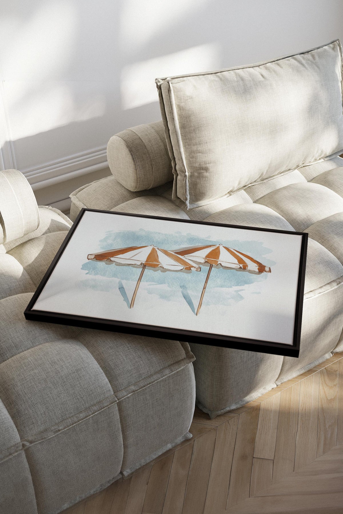 OCEAN SHADE, Oeuvre sur toile étirée