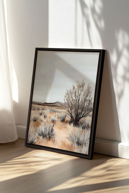 DOUCEUR ARIDE, Oeuvre sur toile étirée