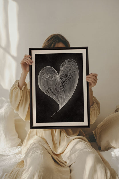 SILENT PULSE, Oeuvre sur toile étirée