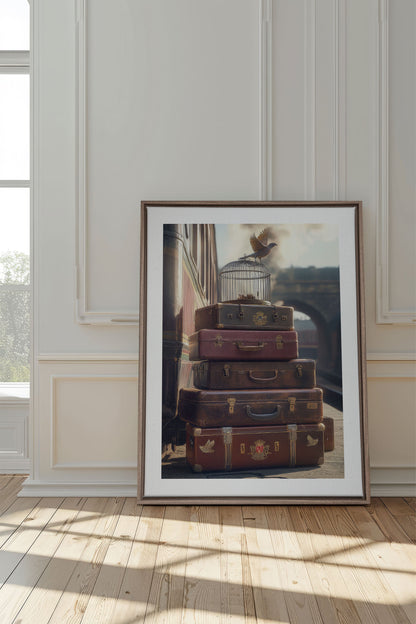 SECRET JOURNEY, Oeuvre sur toile étirée