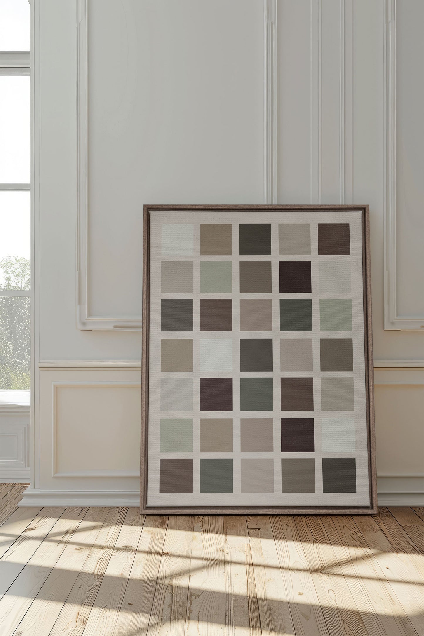 ORGANIZED TONES, Oeuvre sur toile étirée