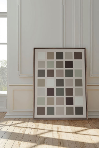ORGANIZED TONES, Oeuvre sur toile étirée