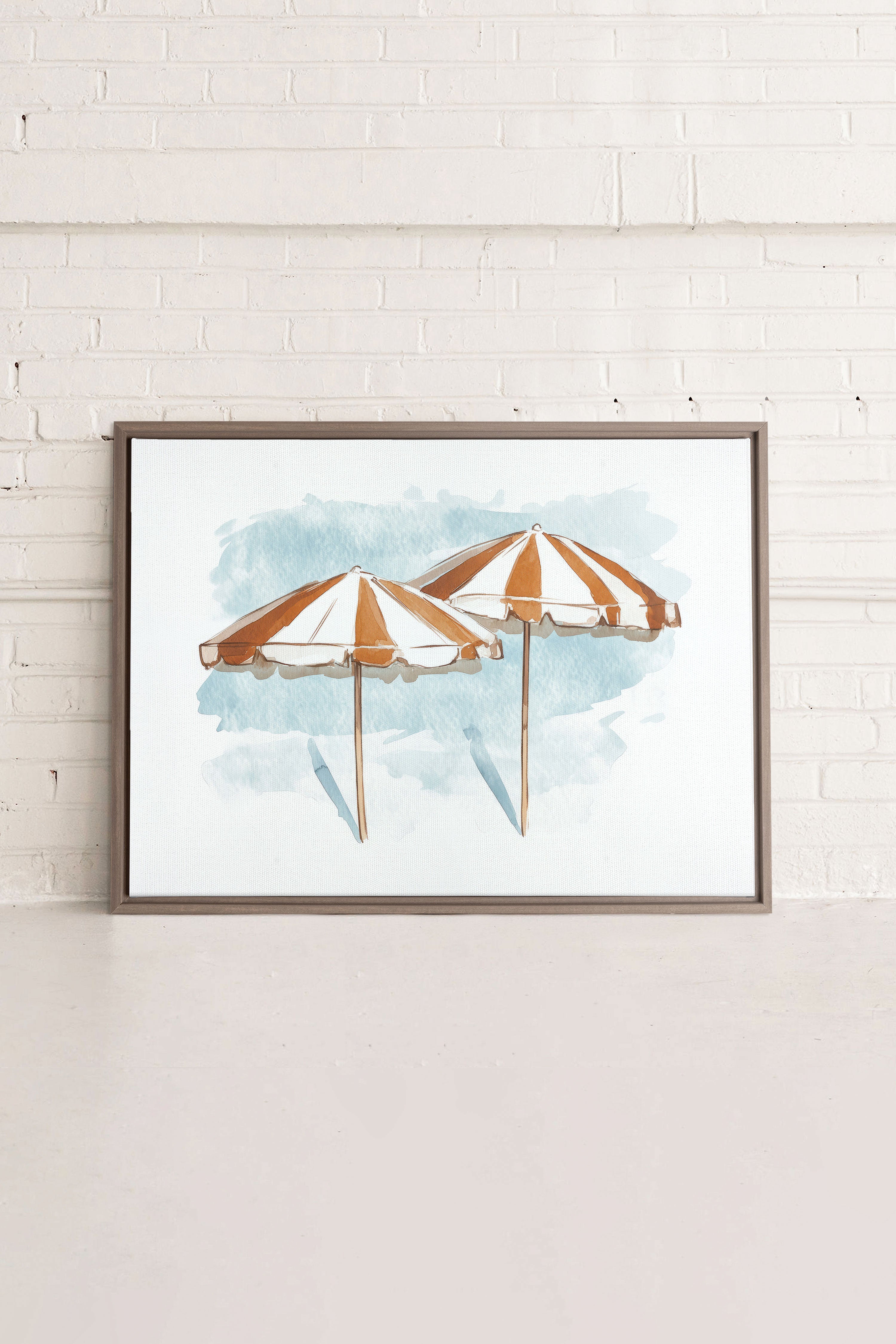 OCEAN SHADE, Oeuvre sur toile étirée