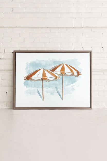 OCEAN SHADE, Oeuvre sur toile étirée