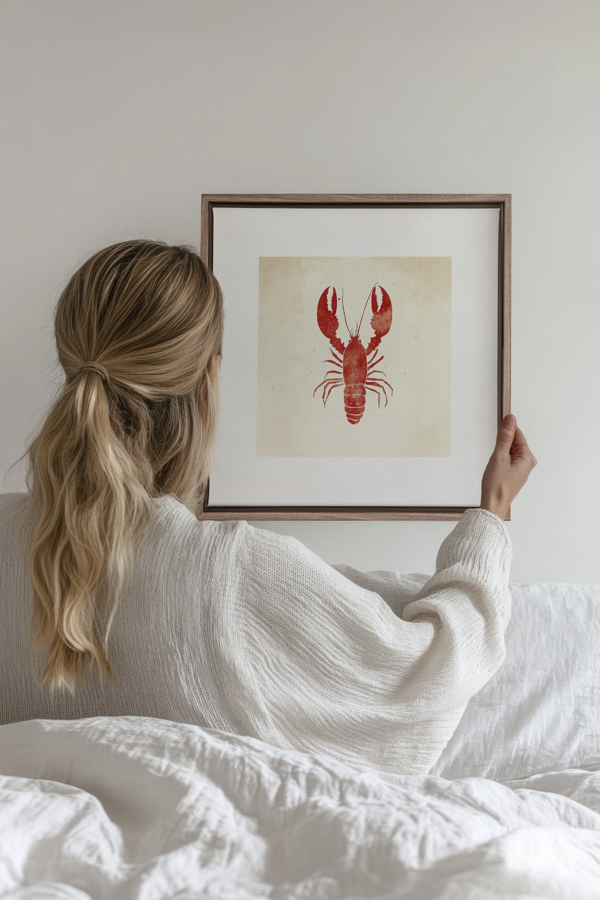 CÔTE SALÉE, Oeuvre sur toile étirée