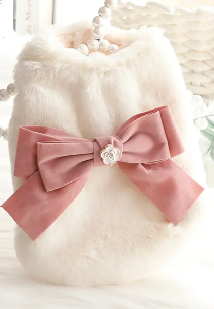 Faux Fur Winter Dog Coat | Pet Outerwear