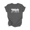 702 Las Vegas Nevada USA Area Code City Skyline Gift - Unisex T-Shirt - Inspired X