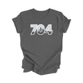 704 Charlotte North Carolina USA Area Code City Skyline Gift - Unisex T-Shirt - Inspired X