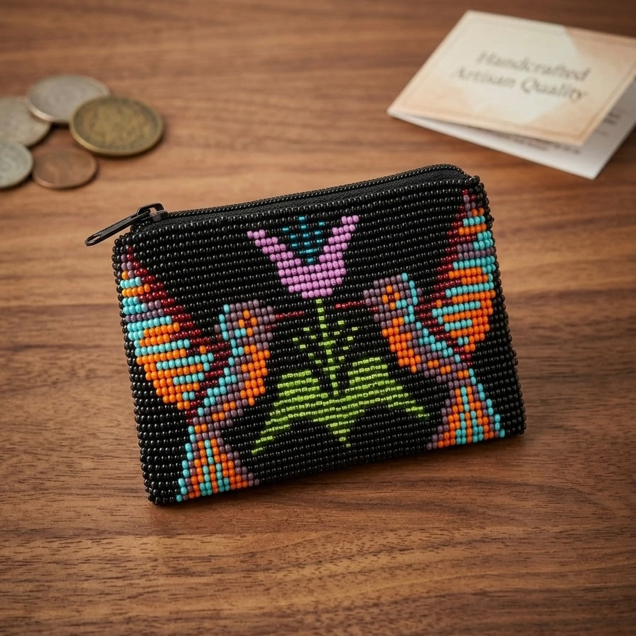 HummingBird Beaded coin purses