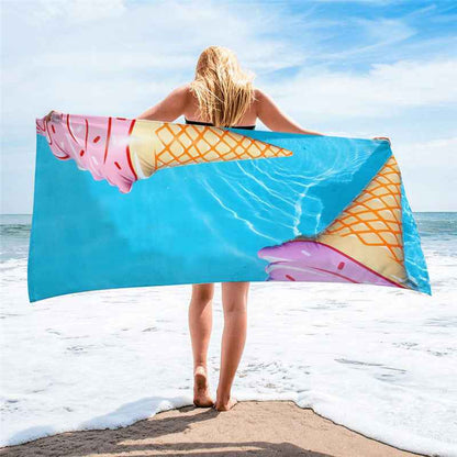 Square beach towel