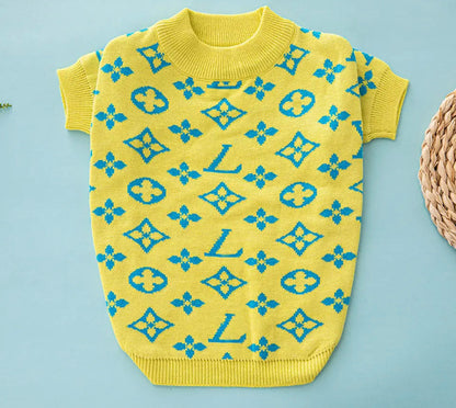 Chewy Pawtton Dog Sweater | Paw Design Sweater for Small and Large Dogs
