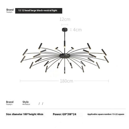 Nordic Style Lamps Simple Modern Net Red Chandelier Minimalist Creative