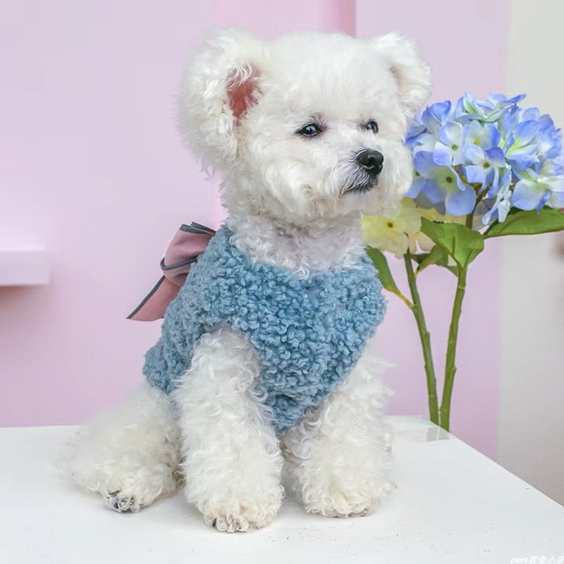 Paris Dog Coat | Fur Trim Everyday Dog Coat