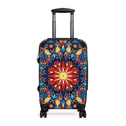 Hardside Suitcase — Vibrant Kaleidoscope Travel Carry-On