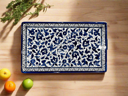 Handmade Palestinian Ceramic Tray Unique Home Décor Gift