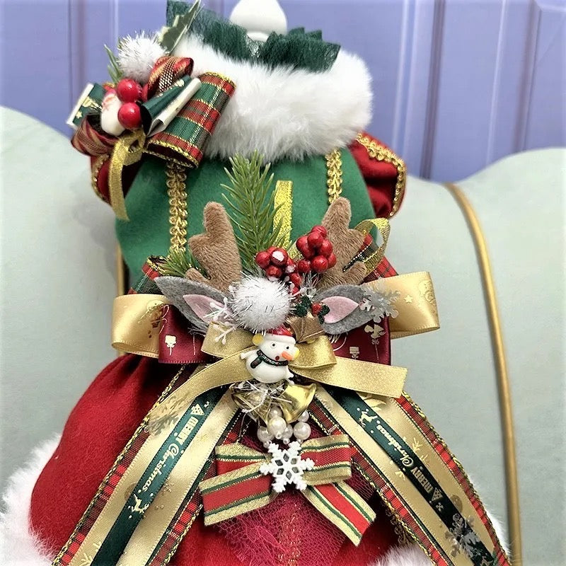 Oh Christmas Tree Holiday Dog Dress | Festive Occasion Dog Outfit